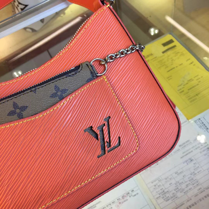 Louis Vuitton Womens Bags Clutch Shoulder Bags Luxury Brand Fashion Type Messenger Bags MARELLE Epi grained cowhide leather with Original Box