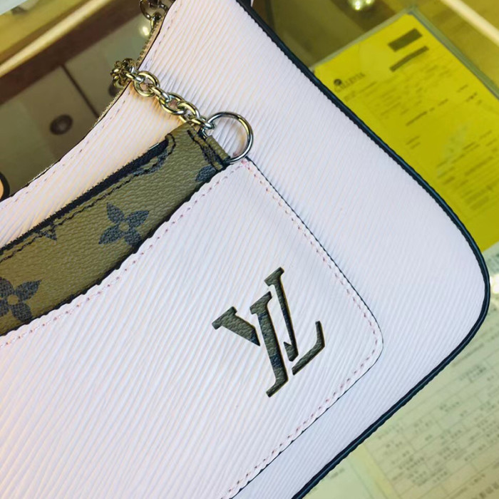 Louis Vuitton Womens Bags Clutch Shoulder Bags Luxury Brand Fashion Type Messenger Bags MARELLE Epi grained cowhide leather with Original Box