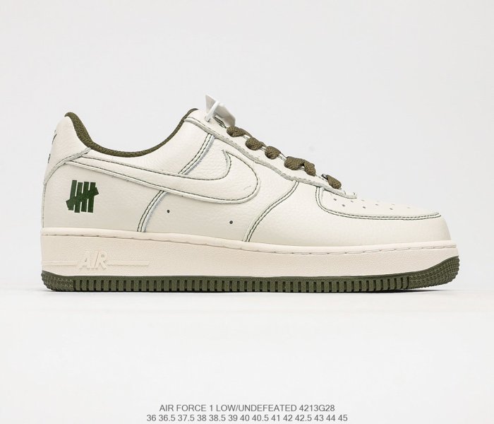 Stussy x Nike Air Force 1´07 Beige/Navy Sneakers Men Womens Shoes 4213G28