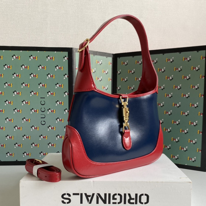Gucci Womens Bags Handbags Shoulder Messenger Bags Luxury Brand GG Jackie 1961 small shoulder bag 636706 10OBG 4484 with Original Box