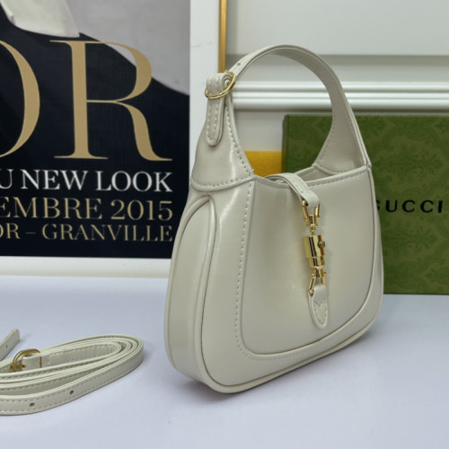 Gucci Womens Bags Handbags Shoulder Messenger Bags Luxury Brand GG Jackie 1961 small shoulder bag 636709 10O0G 9022 with Original Box