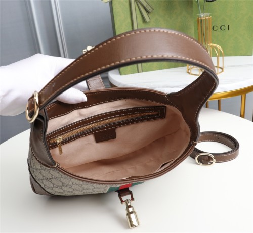 Gucci Womens Bags Handbags Shoulder Messenger Bags Luxury Brand GG Jackie 1961 small shoulder bag 636706 HUHHG 8565 with Original Box