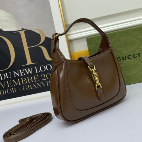 Gucci Womens Bags Handbags Shoulder Messenger Bags Luxury Brand GG Jackie 1961 small shoulder bag with Original Box