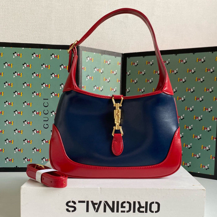 Gucci Womens Bags Handbags Shoulder Messenger Bags Luxury Brand GG Jackie 1961 small shoulder bag 636706 10OBG 4484 with Original Box