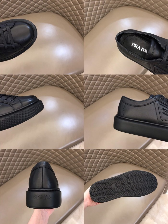 Prada Mens Shoes Sneakers Casual Shoes for Men Luxury Brand Breathable Fashion Sneakers with Original Box