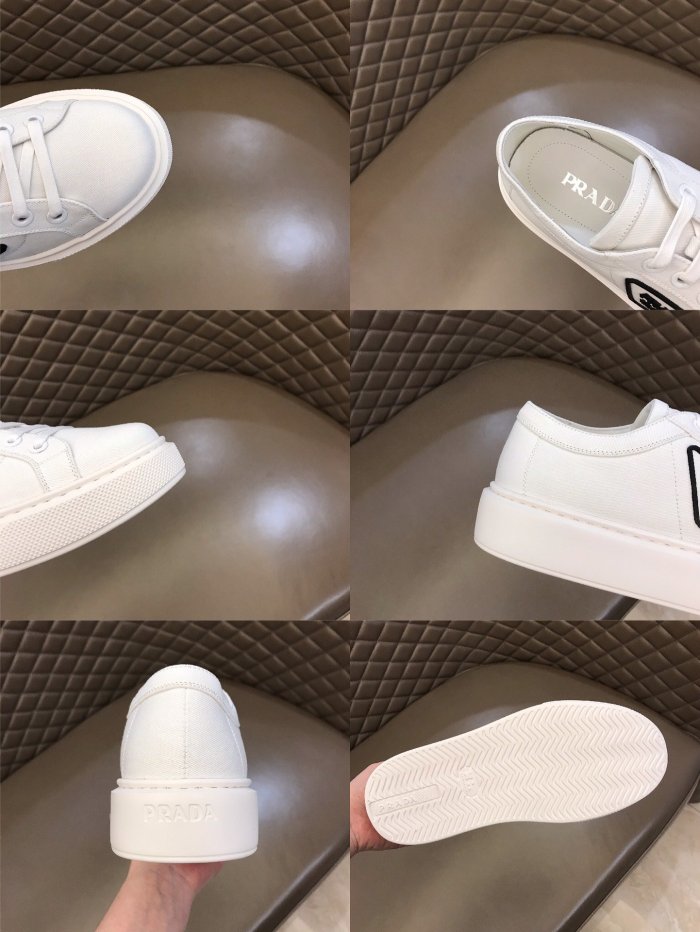 Prada Mens Shoes Sneakers Casual Shoes for Men Luxury Brand Breathable Fashion Sneakers with Original Box