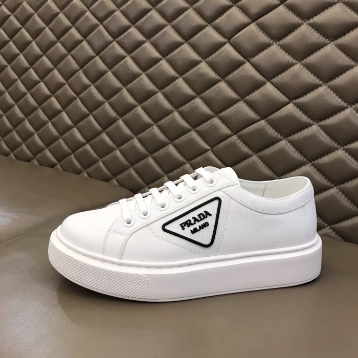 Prada Mens Shoes Sneakers Casual Shoes for Men Luxury Brand Breathable Fashion Sneakers with Original Box