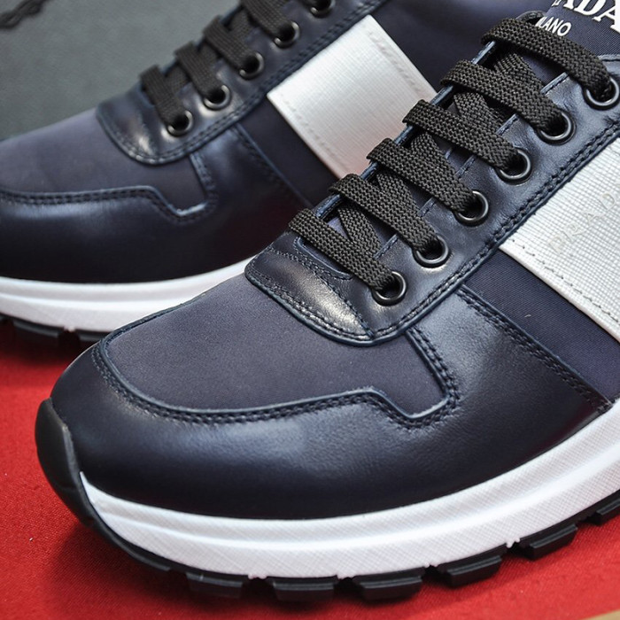 Prada Mens Shoes Sneakers Casual Shoes for Men Luxury Brand Breathable Fashion Sneakers with Original Box