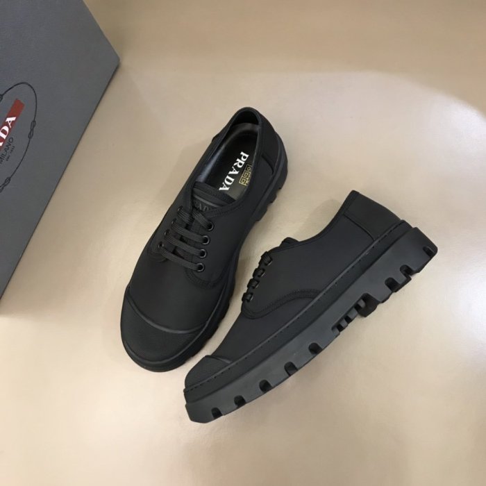 Prada Mens Shoes Sneakers Casual Shoes for Men Luxury Brand Breathable Fashion Sneakers with Original Box