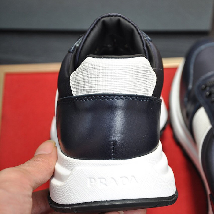 Prada Mens Shoes Sneakers Casual Shoes for Men Luxury Brand Breathable Fashion Sneakers with Original Box
