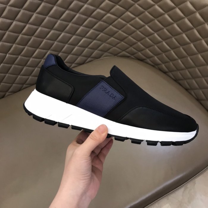 Prada Mens Shoes Sneakers Casual Shoes for Men Luxury Brand Breathable Fashion Sneakers with Original Box