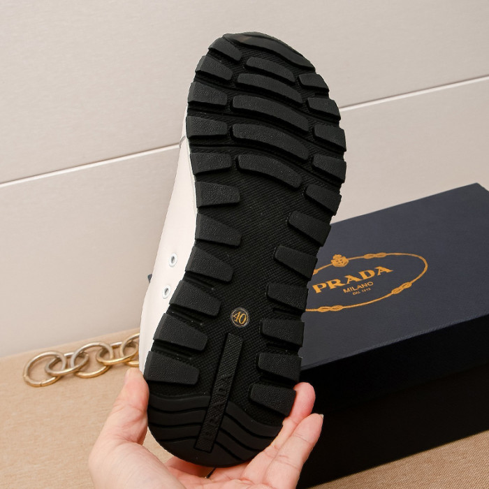 Prada Mens Shoes Sneakers Casual Shoes for Men Luxury Brand Breathable Fashion Sneakers with Original Box