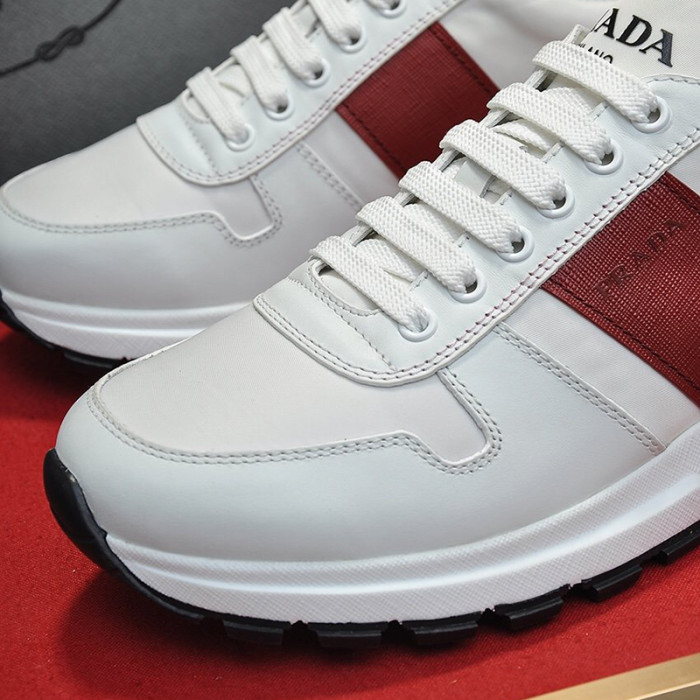 Prada Mens Shoes Sneakers Casual Shoes for Men Luxury Brand Breathable Fashion Sneakers with Original Box