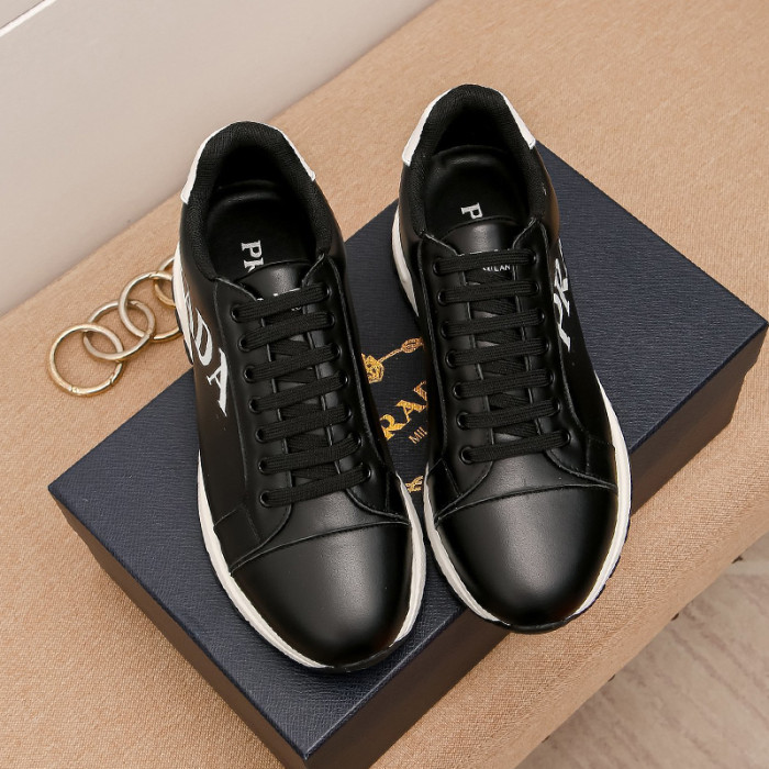 Prada Mens Shoes Sneakers Casual Shoes for Men Luxury Brand Breathable Fashion Sneakers with Original Box
