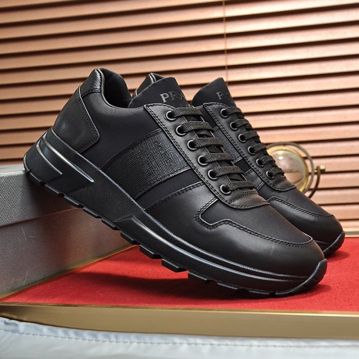 Prada Mens Shoes Sneakers Casual Shoes for Men Luxury Brand Breathable Fashion Sneakers with Original Box