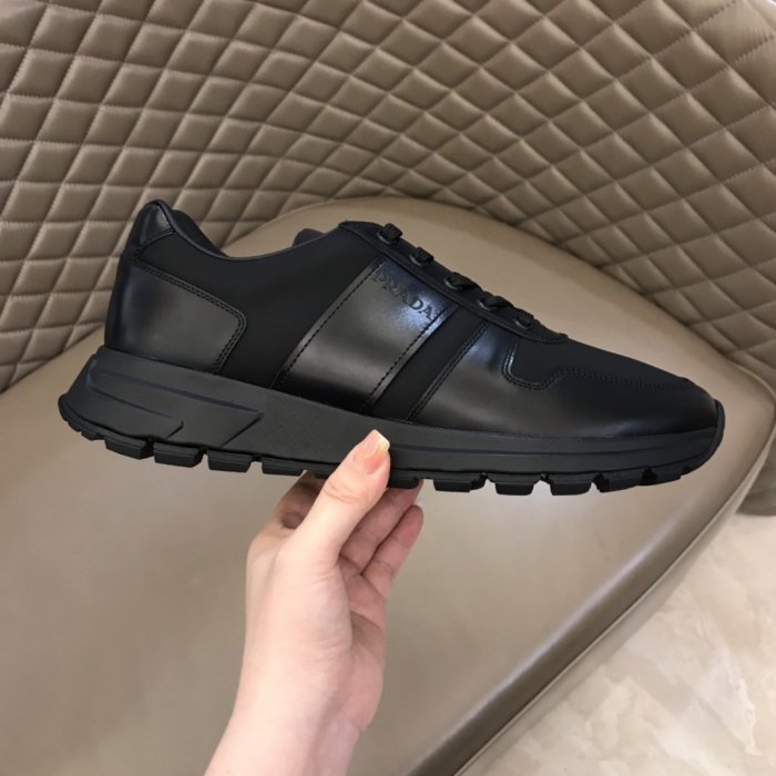 Prada Mens Shoes Sneakers Casual Shoes for Men Luxury Brand Breathable Fashion Sneakers with Original Box