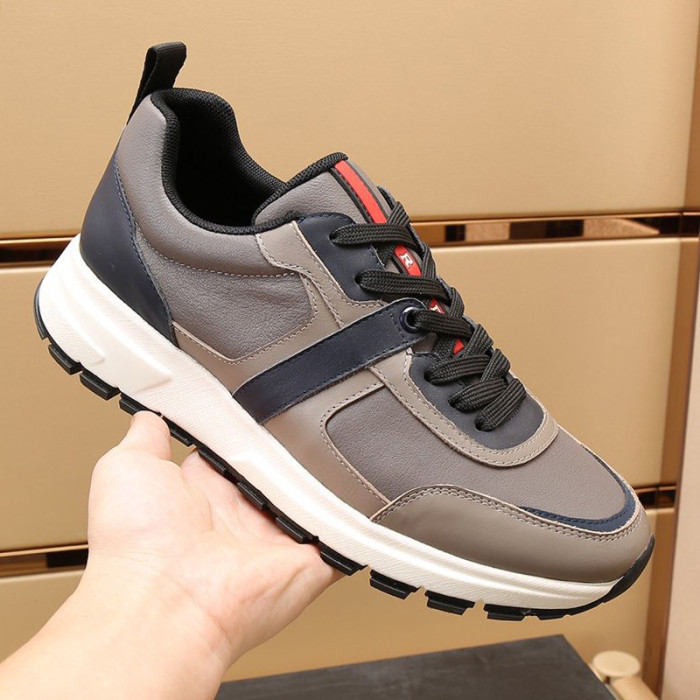 Prada Mens Shoes Sneakers Casual Shoes for Men Luxury Brand Breathable Fashion Sneakers with Original Box