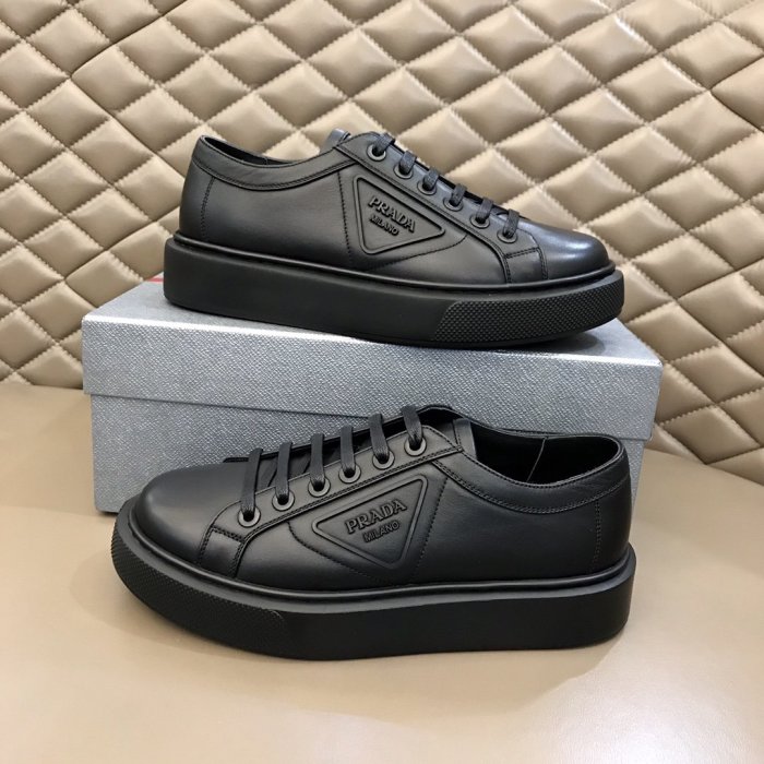 Prada Mens Shoes Sneakers Casual Shoes for Men Luxury Brand Breathable Fashion Sneakers with Original Box