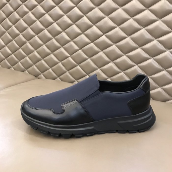 Prada Mens Shoes Sneakers Casual Shoes for Men Luxury Brand Breathable Fashion Sneakers with Original Box