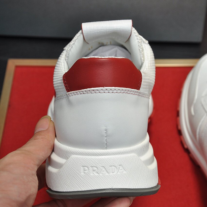 Prada Mens Shoes Sneakers Casual Shoes for Men Luxury Brand Breathable Fashion Sneakers with Original Box