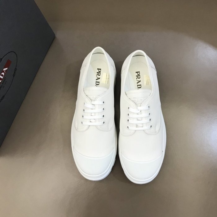 Prada Mens Shoes Sneakers Casual Shoes for Men Luxury Brand Breathable Fashion Sneakers with Original Box