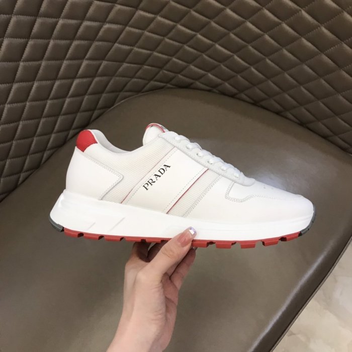 Prada Mens Shoes Sneakers Casual Shoes for Men Luxury Brand Breathable Fashion Sneakers with Original Box