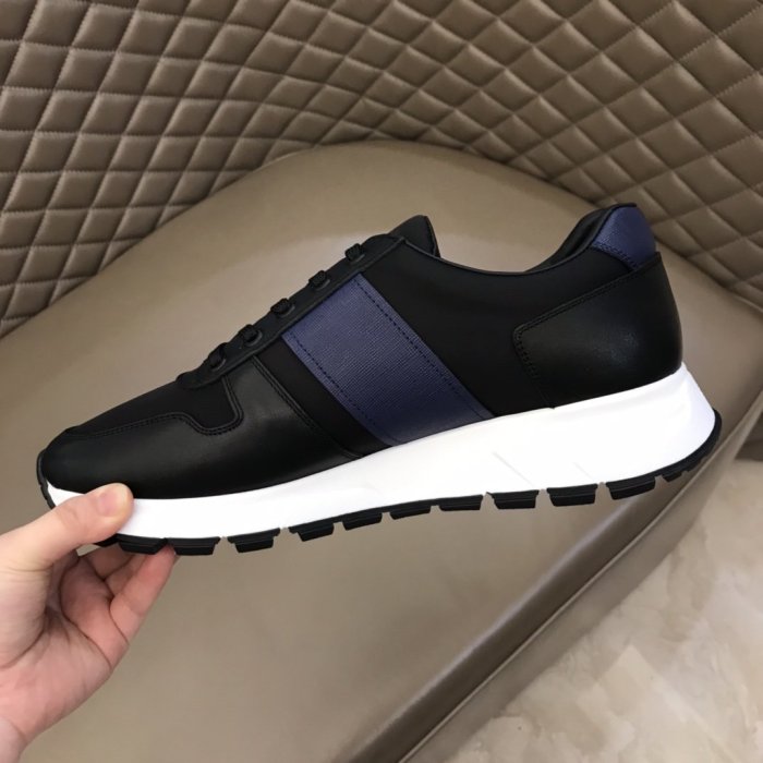 Prada Mens Shoes Sneakers Casual Shoes for Men Luxury Brand Breathable Fashion Sneakers with Original Box