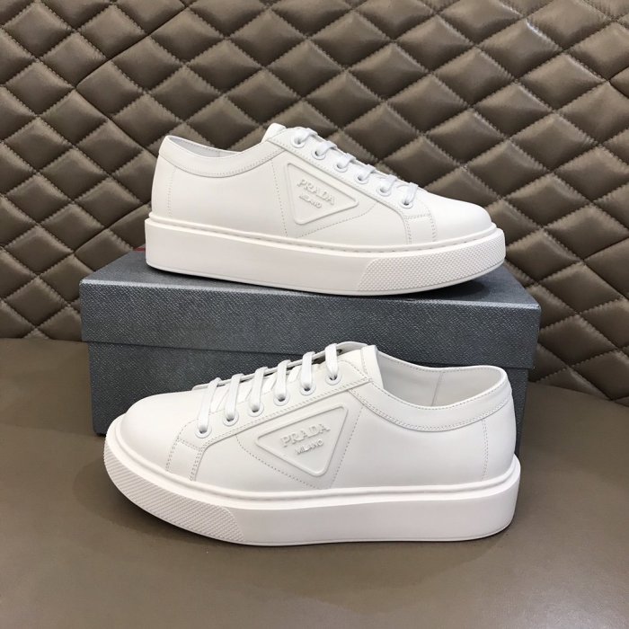Prada Mens Shoes Sneakers Casual Shoes for Men Luxury Brand Breathable Fashion Sneakers with Original Box