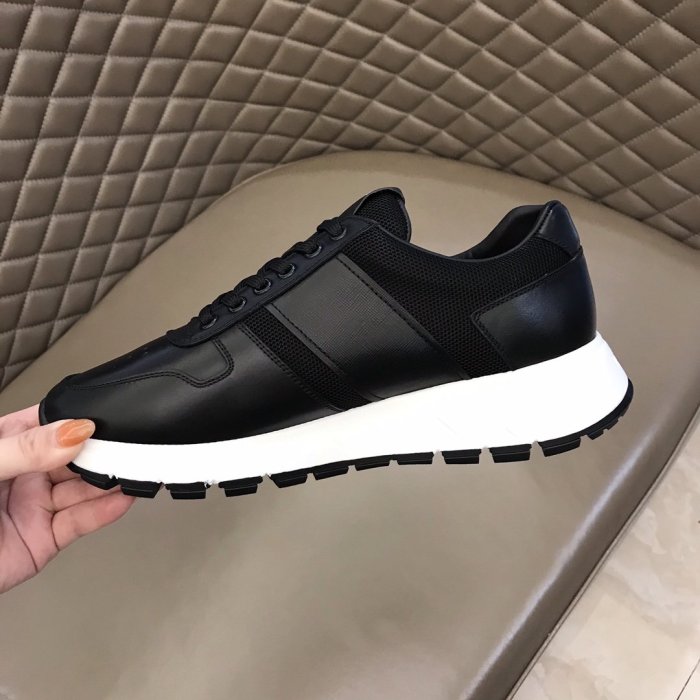 Prada Mens Shoes Sneakers Casual Shoes for Men Luxury Brand Breathable Fashion Sneakers with Original Box