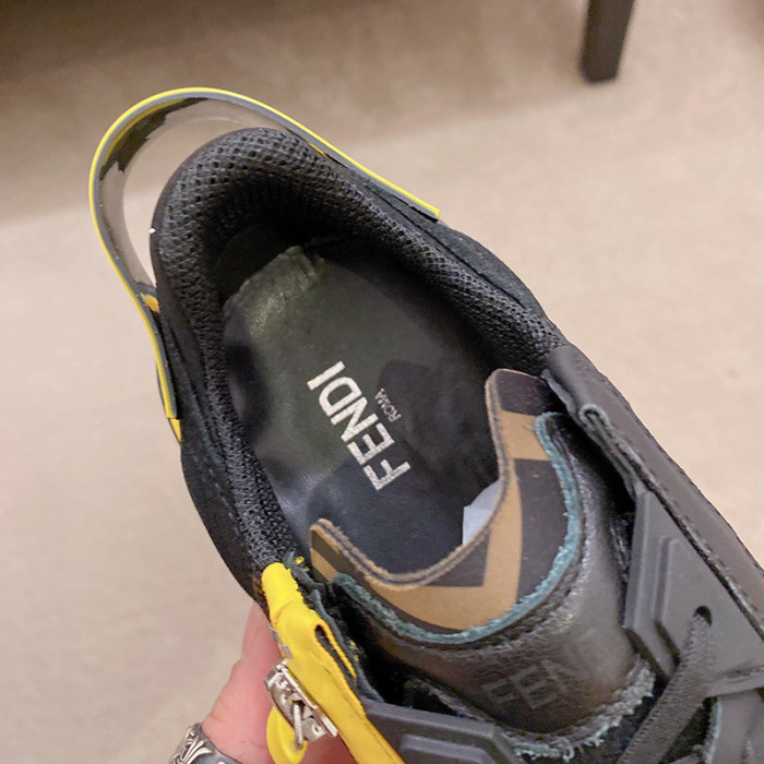 Fendi Mens Shoes Fashion Sneakers Luxury Brand Casual Shoes for Men with Original Box