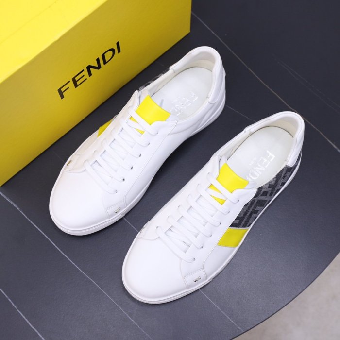 Fendi Mens Shoes Fashion Sneakers Luxury Brand Casual Shoes for Men with Original Box