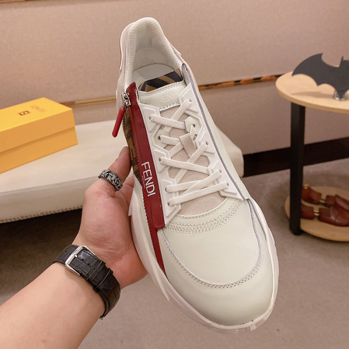 Fendi Mens Shoes Fashion Sneakers Luxury Brand Casual Shoes for Men with Original Box