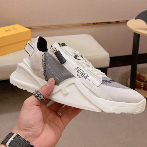 Fendi Mens Shoes Fashion Sneakers Luxury Brand Casual Shoes for Men with Original Box