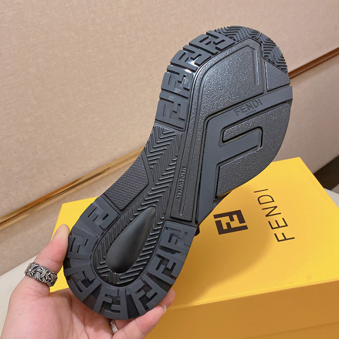 Fendi Mens Shoes Fashion Sneakers Luxury Brand Casual Shoes for Men with Original Box