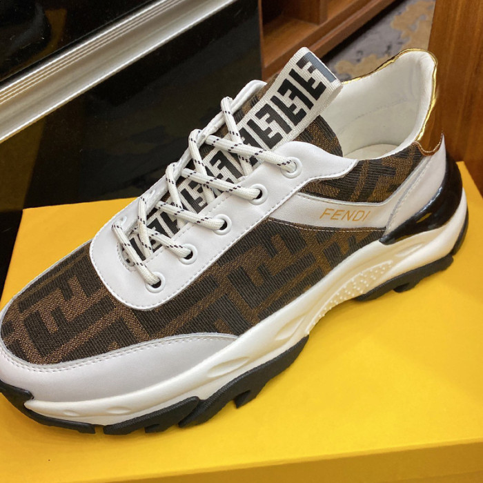 Fendi Mens Shoes Fashion Sneakers Luxury Brand Casual Shoes for Men with Original Box