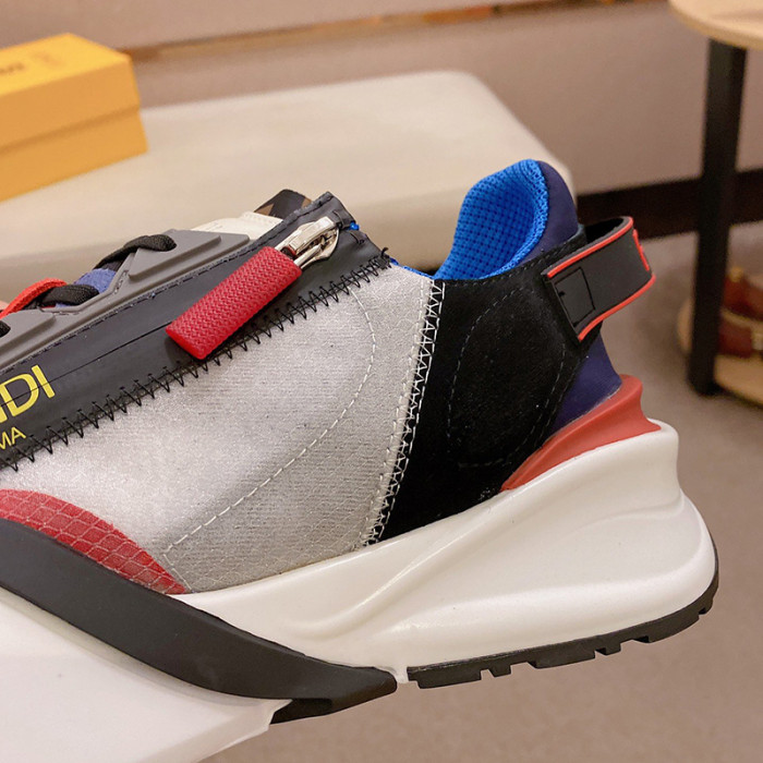 Fendi Mens Shoes Fashion Sneakers Luxury Brand Casual Shoes for Men with Original Box
