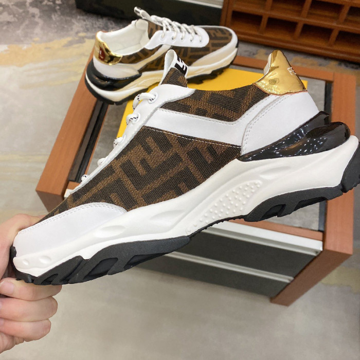 Fendi Mens Shoes Fashion Sneakers Luxury Brand Casual Shoes for Men with Original Box