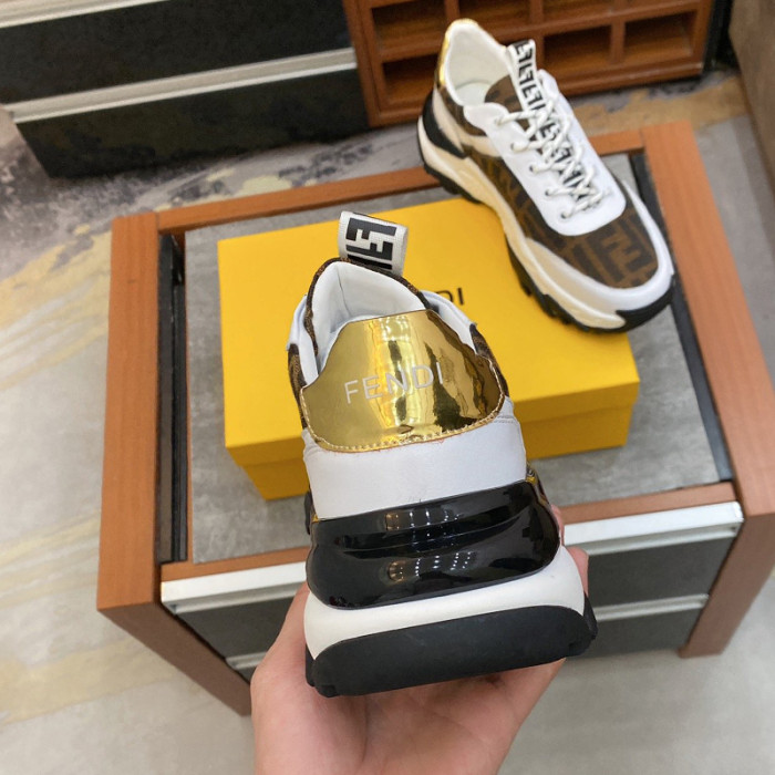 Fendi Mens Shoes Fashion Sneakers Luxury Brand Casual Shoes for Men with Original Box