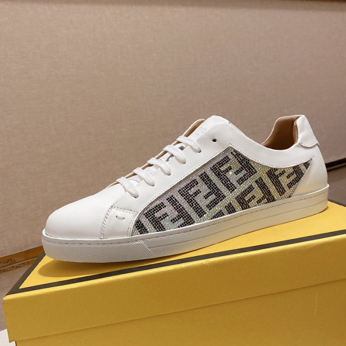 Fendi Mens Shoes Fashion Sneakers Luxury Brand Casual Shoes for Men with Original Box