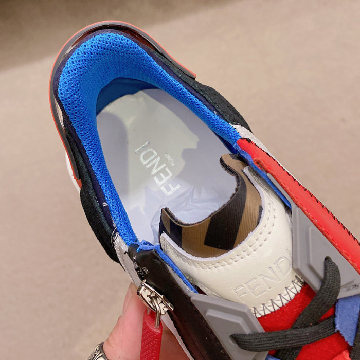 Fendi Mens Shoes Fashion Sneakers Luxury Brand Casual Shoes for Men with Original Box