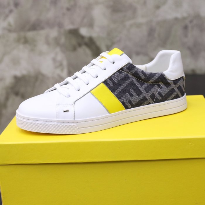 Fendi Mens Shoes Fashion Sneakers Luxury Brand Casual Shoes for Men with Original Box