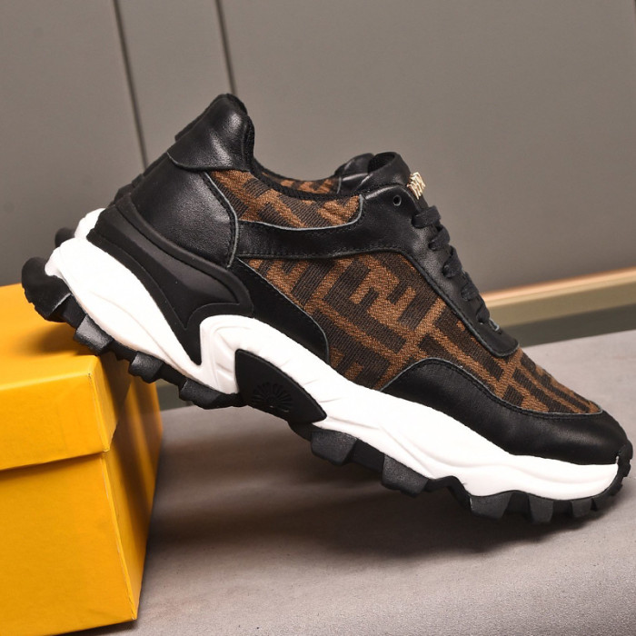 Fendi Mens Shoes Fashion Sneakers Luxury Brand Casual Shoes for Men with Original Box