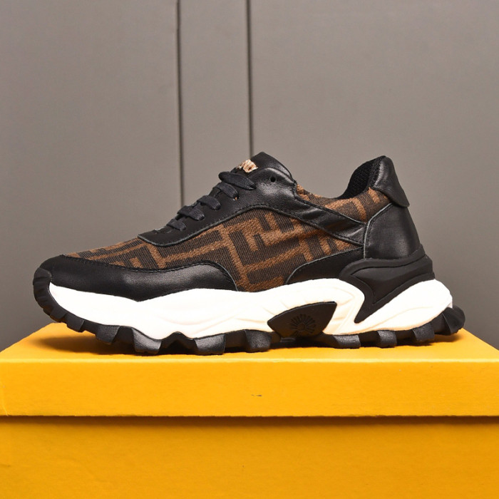 Fendi Mens Shoes Fashion Sneakers Luxury Brand Casual Shoes for Men with Original Box