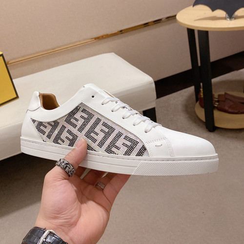 Fendi Mens Shoes Fashion Sneakers Luxury Brand Casual Shoes for Men with Original Box