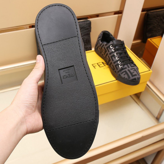 Fendi Mens Shoes Fashion Sneakers Luxury Brand Casual Shoes for Men with Original Box