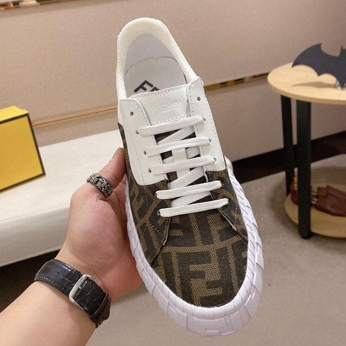 Fendi Mens Shoes Fashion Sneakers Luxury Brand Casual Shoes for Men with Original Box