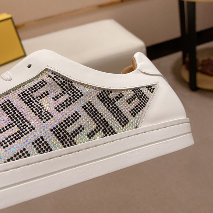 Fendi Mens Shoes Fashion Sneakers Luxury Brand Casual Shoes for Men with Original Box