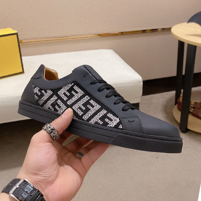 Fendi Mens Shoes Fashion Sneakers Luxury Brand Casual Shoes for Men with Original Box
