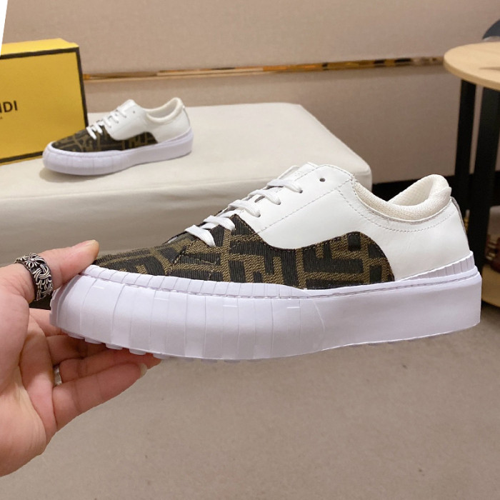 Fendi Mens Shoes Fashion Sneakers Luxury Brand Casual Shoes for Men with Original Box
