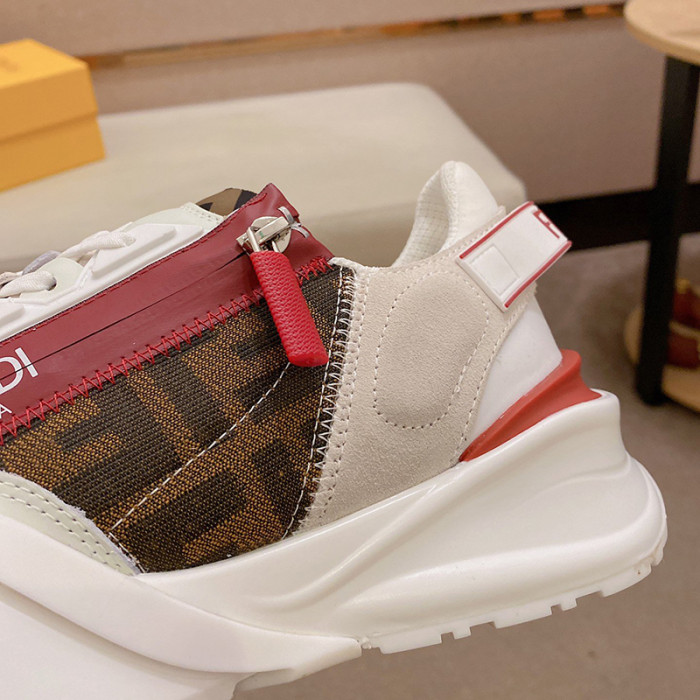 Fendi Mens Shoes Fashion Sneakers Luxury Brand Casual Shoes for Men with Original Box